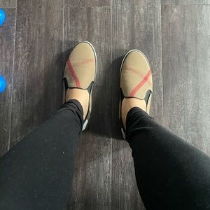 Burberry slip on sneakers